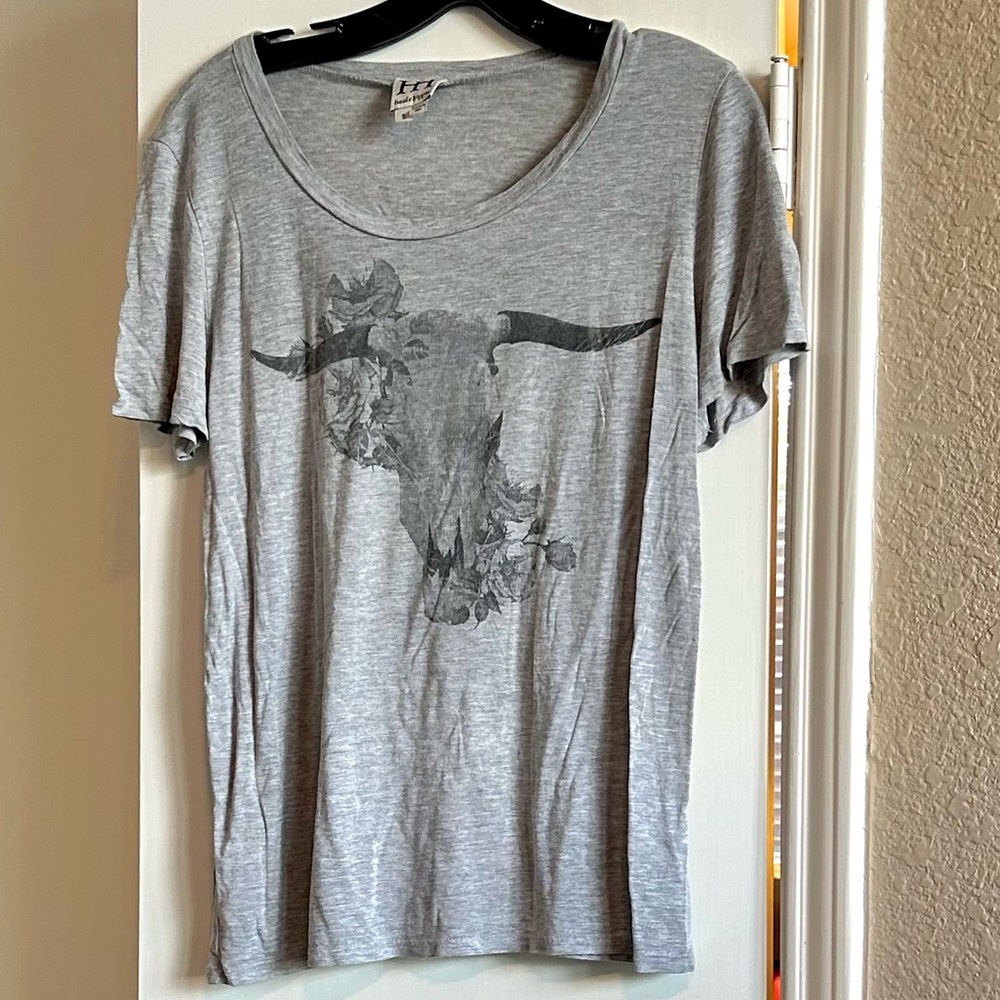 Haute Hippie Heather Grey Tshirt